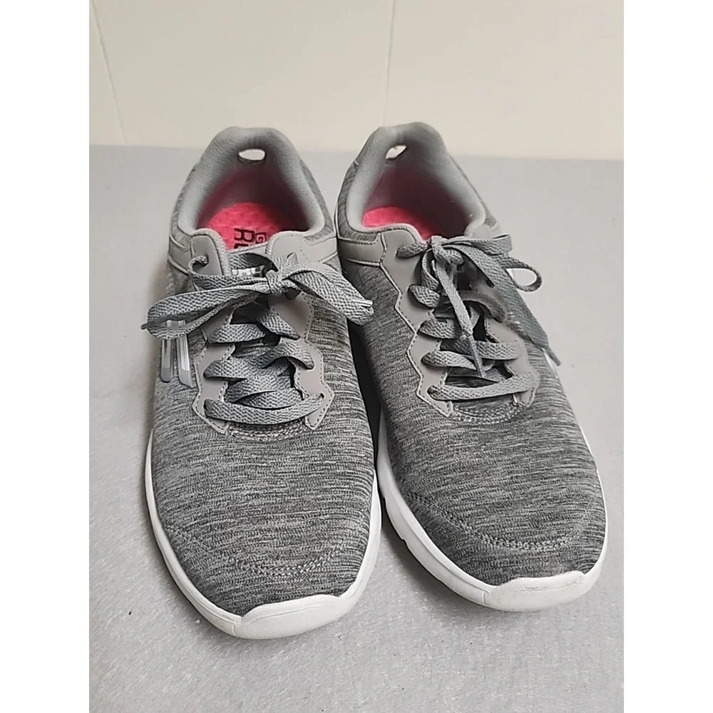 Skechers Womens Size 8 Go Run Goga Mat Grey Sneakers
